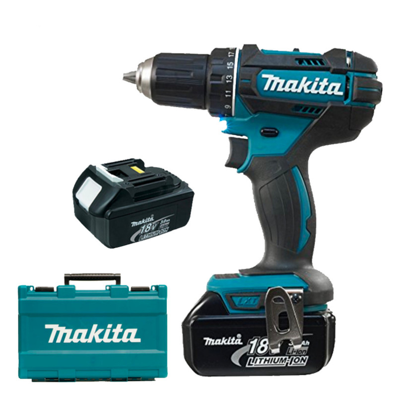 Шуруповерт аккумуляторный, ударный MAKITA DDF482RFE