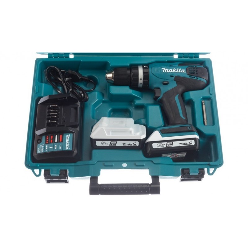 Шуруповерт аккумуляторный, ударный  18V 1,5Ah HP457DWE MAKITA