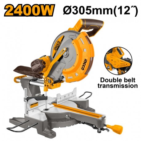 Торцовочная пила 2400W 305mm INGCO BM2S24007