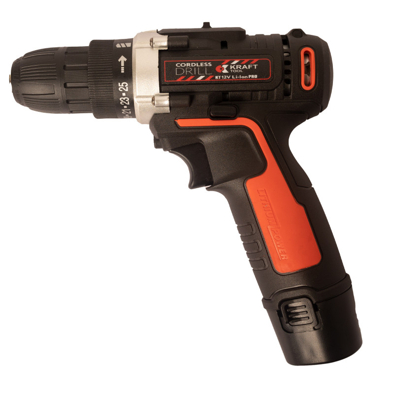 Шуруповёрт аккумуляторный KraftTool KT12V PRO Li-Ion