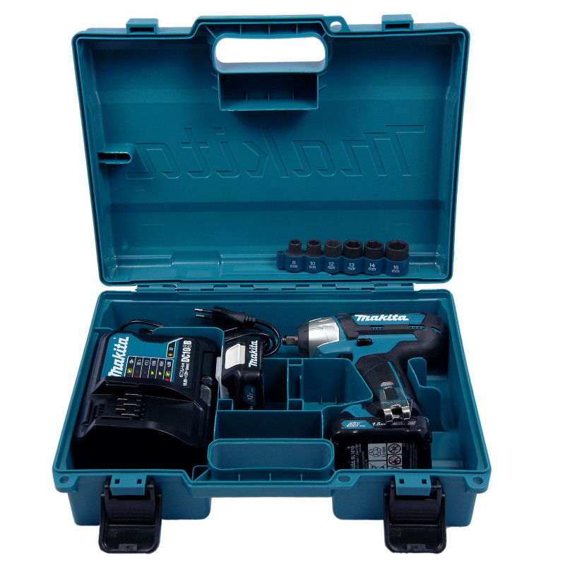 Гайковёрт аккумуляторный с ударом140 Nm CXT12V TW140DSYEX Makita