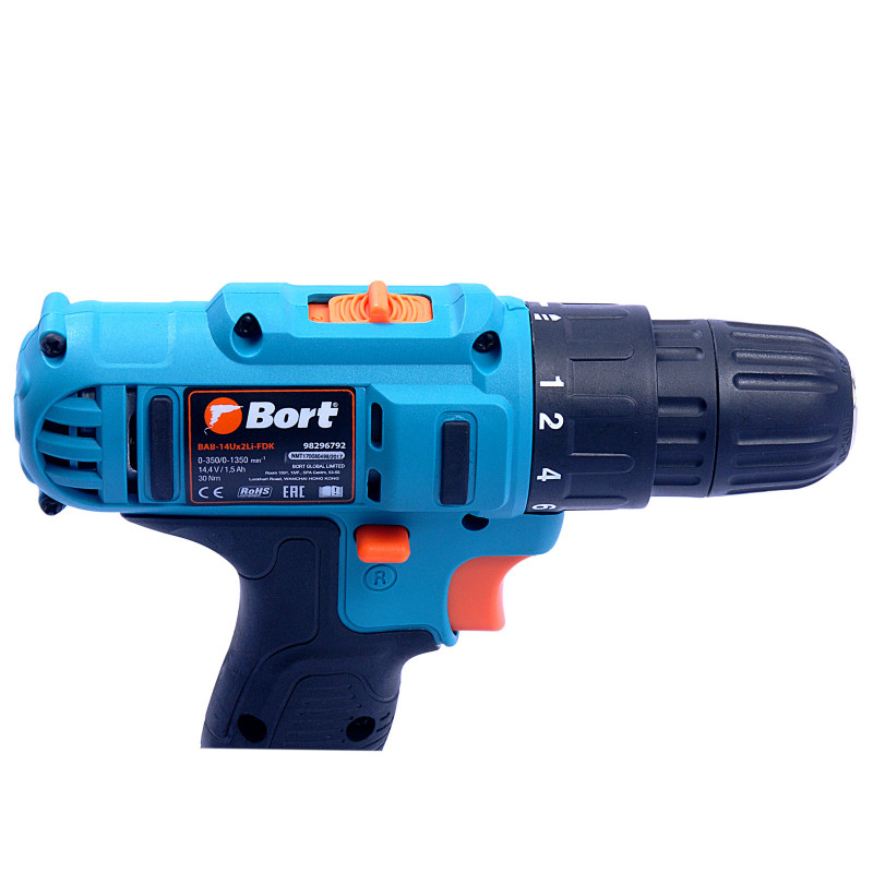 Шуруповерт аккумуляторный Bort BAB-14Ux2Li-FDK