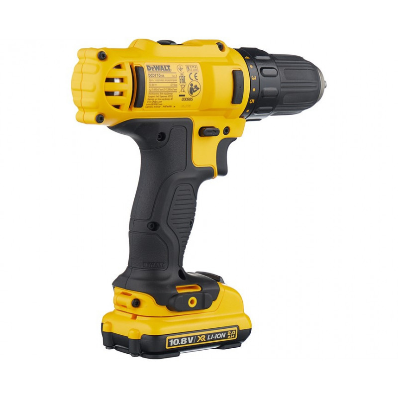 Шуруповерт аккумуляторный 10.8V DCD710D2 DeWALT
